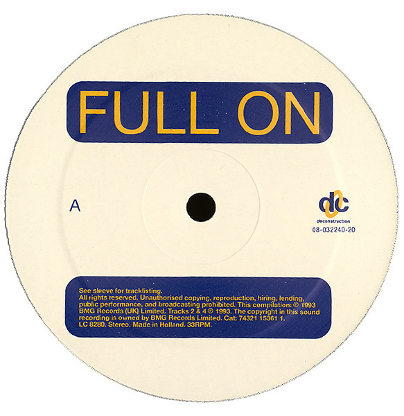 Various - Full On | Deconstruction (74321 15361 1) - 3