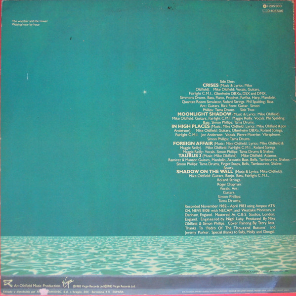 Mike Oldfield - Crises | Virgin (I-205 500) - 2