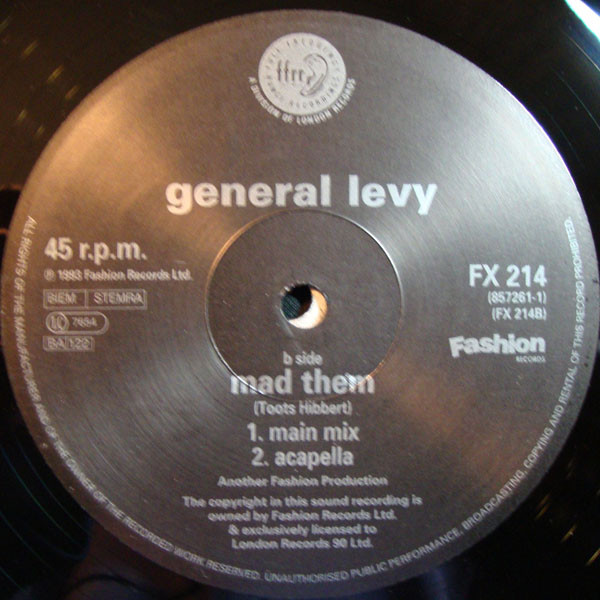 General Levy - Wickeder General EP | FFRR (FX 214) - 4