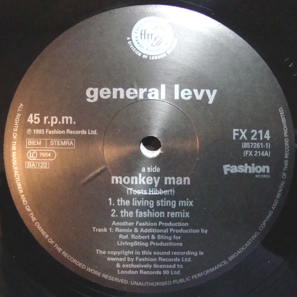 General Levy - Wickeder General EP | FFRR (FX 214) - 3