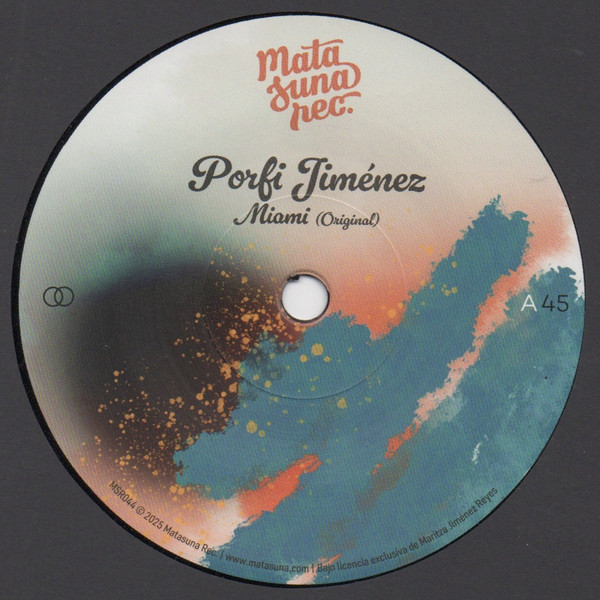 Porfi Jiménez - Miami | Matasuna Rec. (MSR044) - main