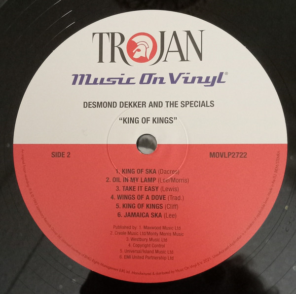 Desmond Dekker And The Specials - King Of Kings | Music On Vinyl (MOVLP2722) - 4