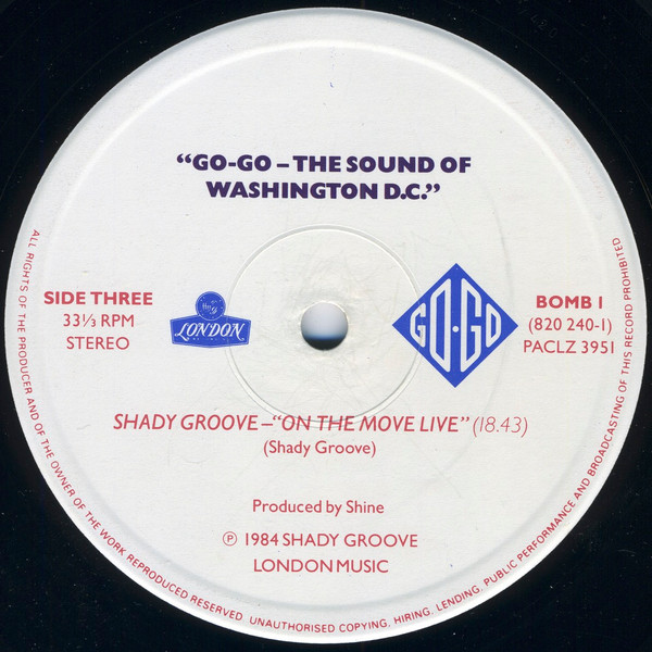 Various - Go Go - The Sound Of Washington D.C. | London Records (BOMB 1) - 7
