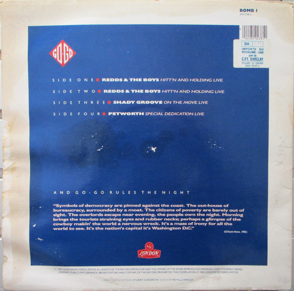 Various - Go Go - The Sound Of Washington D.C. | London Records (BOMB 1) - 3