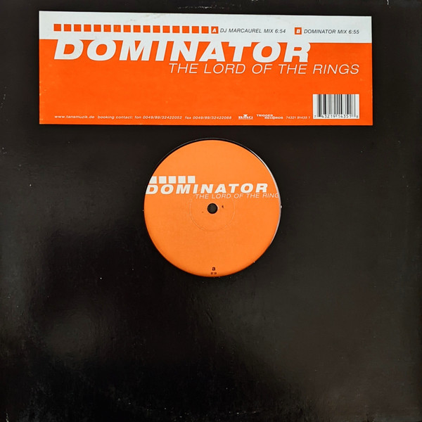 Dominator - The Lord Of The Rings | Trigger Records (74321 91435 1) - main