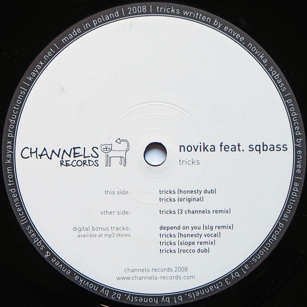 Novika Feat. Sqbass - Tricks | Channels Records (CHA005-6) - 2