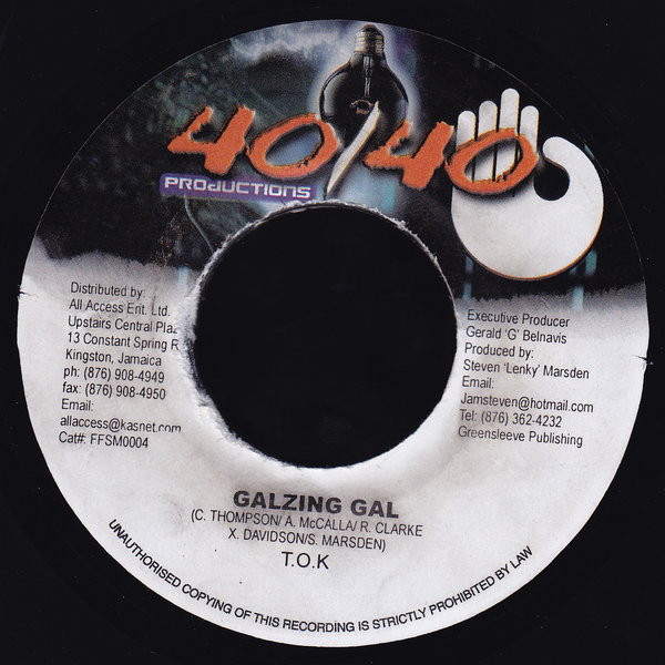 T.O.K. / Desperado - Galzing Gal / Desperado | 40/40 Productions (FFSM0004) - main T.O.K. / Desperado - Galzing Gal / Desperado | 40/40 Productions (FFSM0004) - main