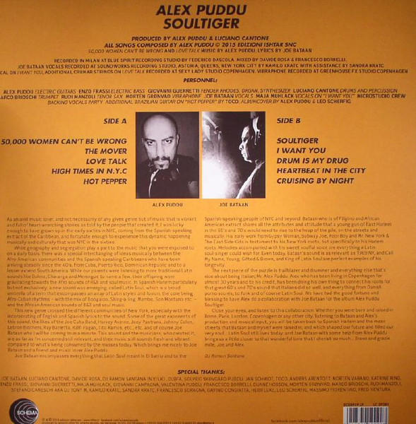 Alex Puddu - Soultiger | Schema (SCEB929 LP) - 2
