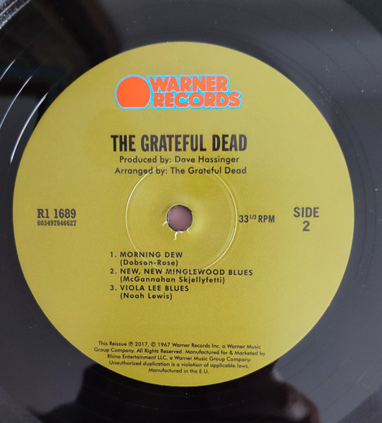 The Grateful Dead - The Grateful Dead | Warner Bros. Records (R1 1689 / 603497846627) - 4