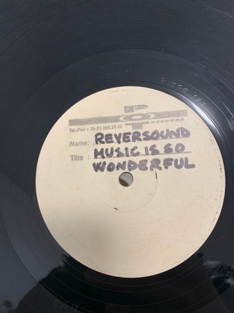 Reversound - Music Is So Wonderful | Pot Records (REV 004) - 2