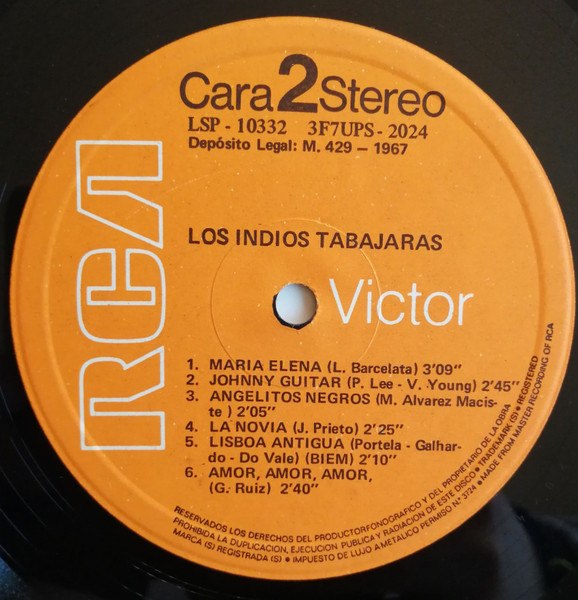 Los Indios Tabajaras - Los Indios Tabajaras | RCA Victor (LSP-10332) - 4