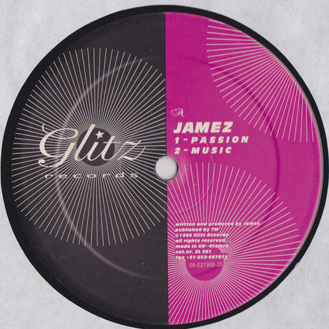 Jamez - Passion / Music | Glitz Records (GL 001)