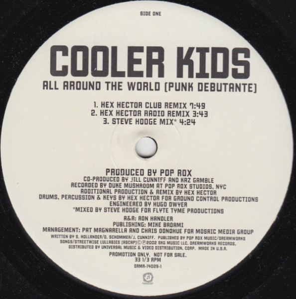 Cooler Kids - All Around The World (Punk Debutante) | DreamWorks Records (DRMR-14029-1) Cooler Kids - All Around The World (Punk Debutante) | DreamWorks Records (DRMR-14029-1)