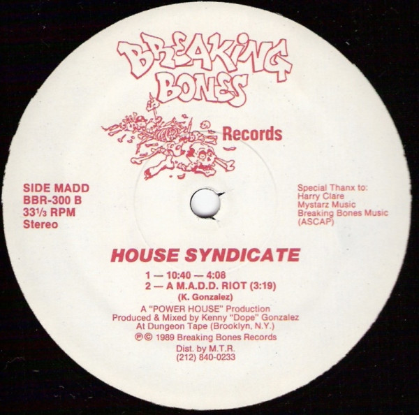 House Syndicate - Kicking Ass - IDS | Breaking Bones Records (BBR-300) - 2 House Syndicate - Kicking Ass - IDS | Breaking Bones Records (BBR-300) - 2