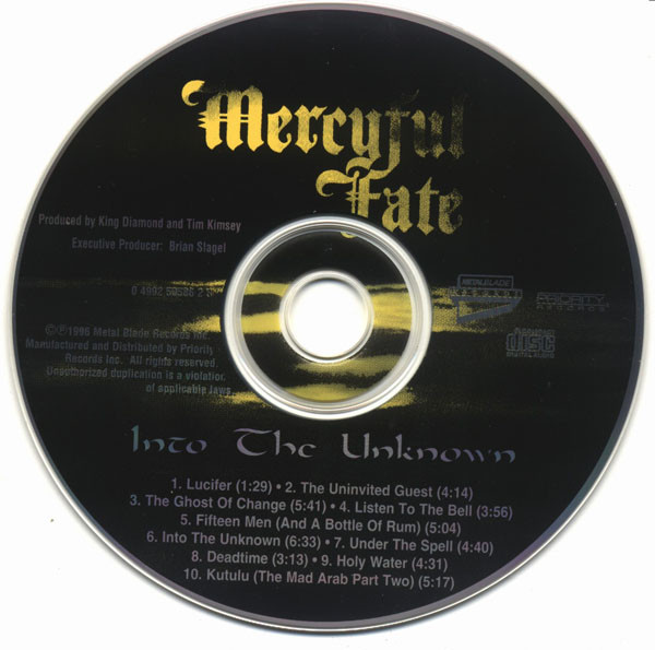 Mercyful Fate - Into The Unknown CD | Metal Blade Records (P2 50586) - 3