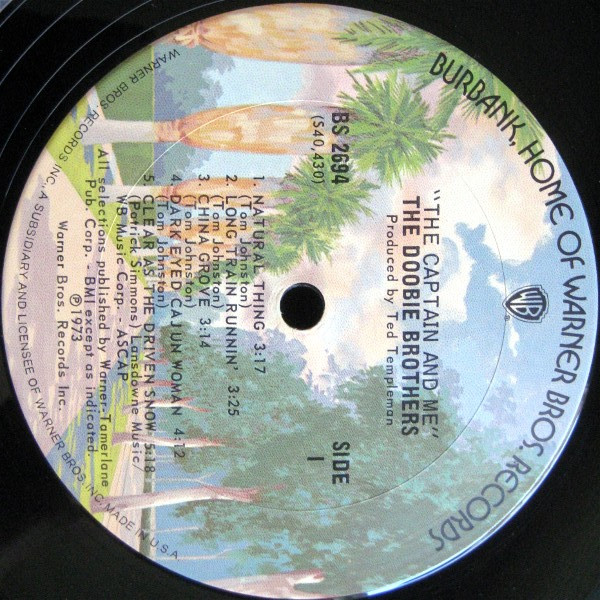 The Doobie Brothers - The Captain And Me | Warner Bros. Records (BS 2694) - 6