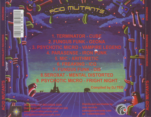 Various - Acid Mutants | Discovalley Records (DVRCD002) - 2