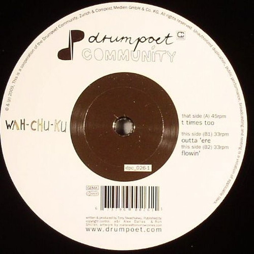 Wah-Chu-Ku - T Times Too | Drumpoet Community (dpc_026-1) - main Wah-Chu-Ku - T Times Too | Drumpoet Community (dpc_026-1) - main