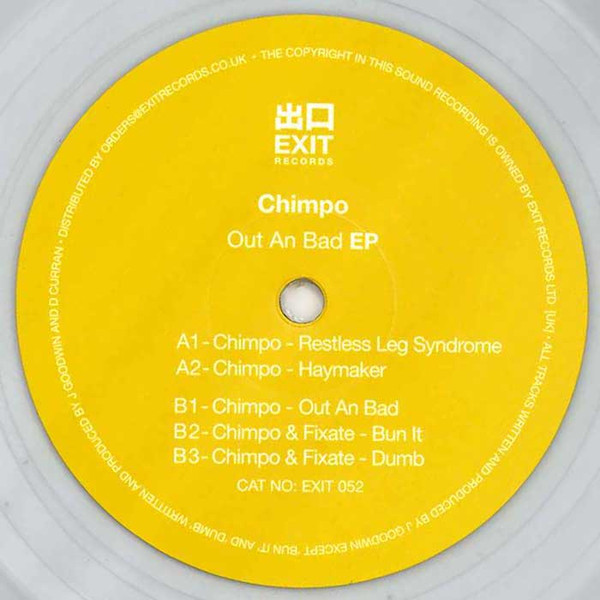 Chimpo - Out An Bad EP | Exit Records (EXIT 052)