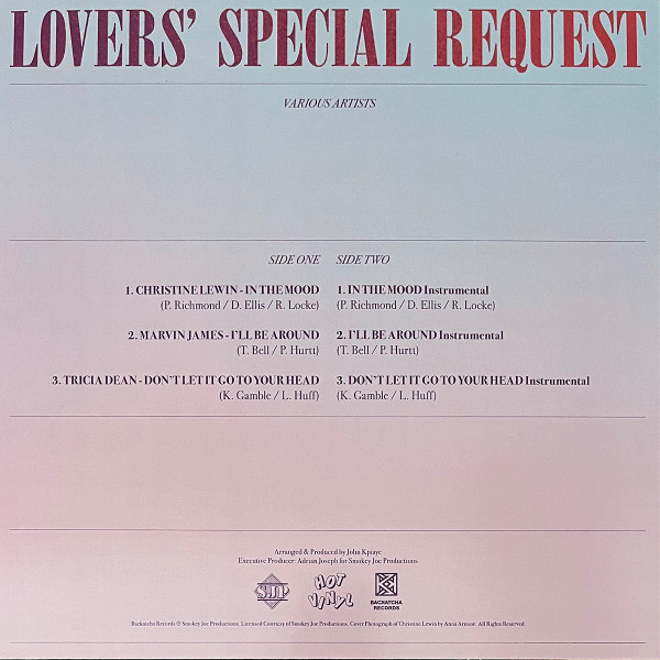 Christine Lewin / Marvin James / Tricia Dean - Lovers' Special Request | Backatcha Records (BK092) Christine Lewin / Marvin James / Tricia Dean - Lovers' Special Request | Backatcha Records (BK092)