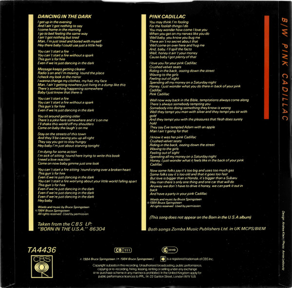 Bruce Springsteen - The Born In The U.S.A. 12" Single Collection | CBS (BRUCE 1) - 4