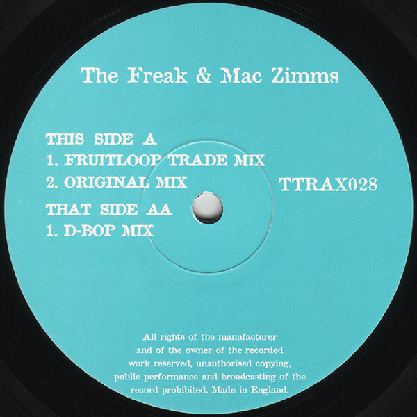 The Freak & Mac Zimms - Distant Stab | Tripoli Trax (TTRAX028) - main