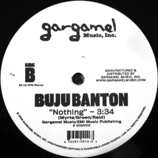 Buju Banton - Fast Lane/ Nothing | Gargamel Music (GGM003) - 2