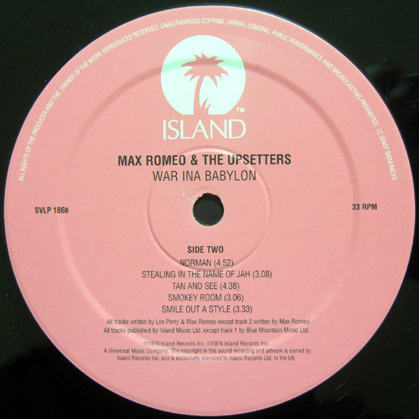 Max Romeo & The Upsetters - War Ina Babylon | Simply Vinyl (SVLP 186) - 4