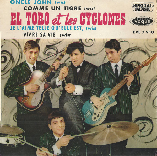 El Toro Et Les Cyclones - Oncle John | Disques Vogue (EPL 7910) - main