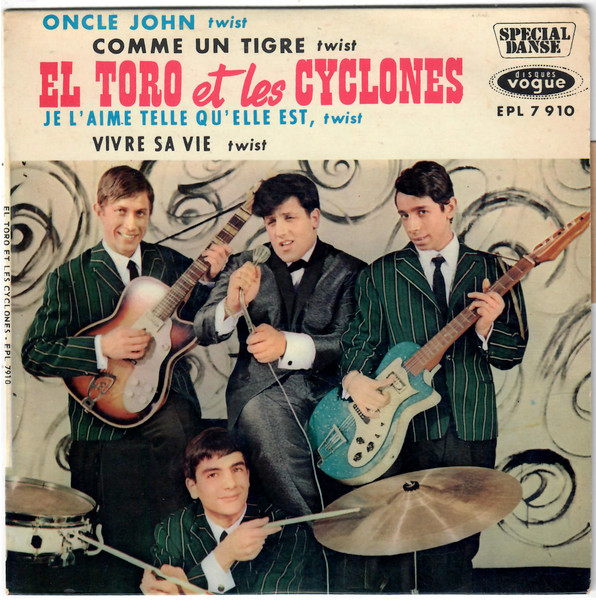 El Toro Et Les Cyclones - Oncle John | Disques Vogue (EPL 7910) - 2
