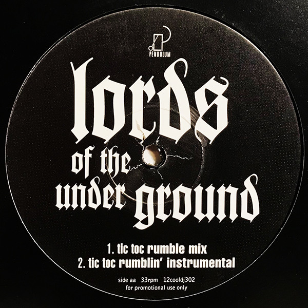 Lords Of The Underground - Tic Toc | Cooltempo (12cooldj302) - 3