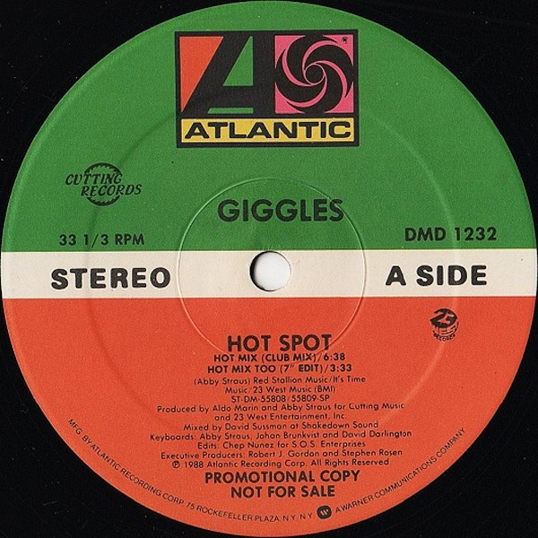 Giggles - Hot Spot | Atlantic (DMD 1232)