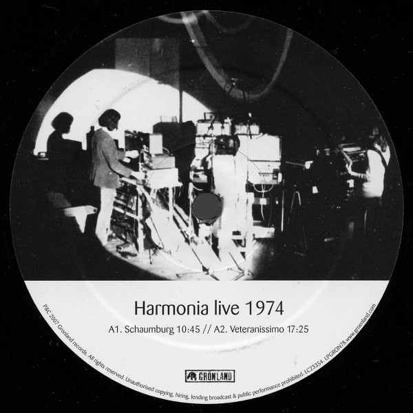 Harmonia - Live 1974 | Grönland Records (LPGRON78) - 3