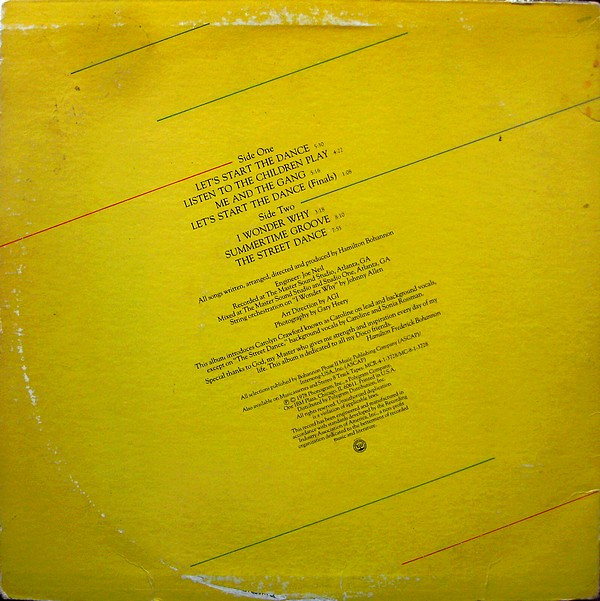 Hamilton Bohannon - Summertime Groove | Mercury (SRM-1-3728) - 2