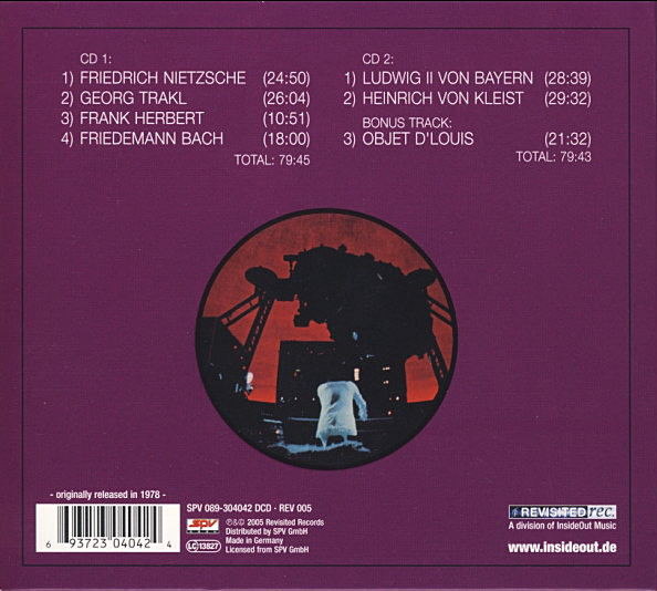 Klaus Schulze - "X". | Revisited Rec. (REV 005) - 2