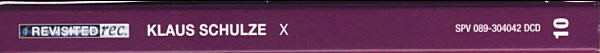 Klaus Schulze - "X". | Revisited Rec. (REV 005) - 4