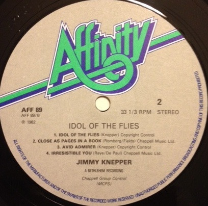 Jimmy Knepper - Idol Of The Flies | Affinity (AFF89) - 4