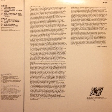 Jimmy Knepper - Idol Of The Flies | Affinity (AFF89) - 2