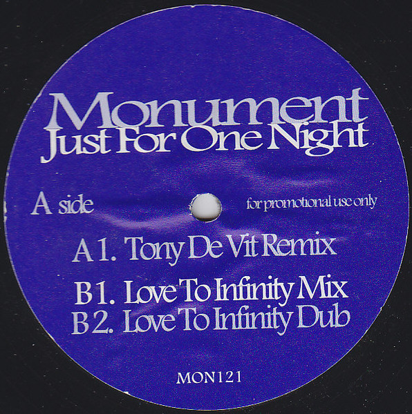 Monument - Just For One Night | Not On Label (MON 121)