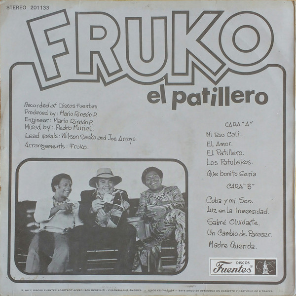 Fruko - El Patillero | Discos Fuentes (201133) - 2