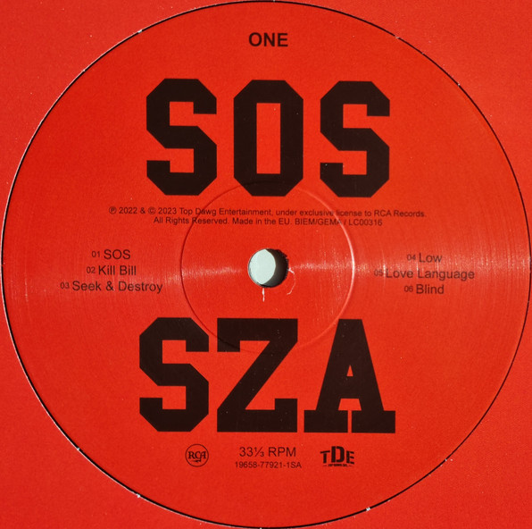SZA - SOS | Top Dawg Entertainment (19658-77921-1) - 3