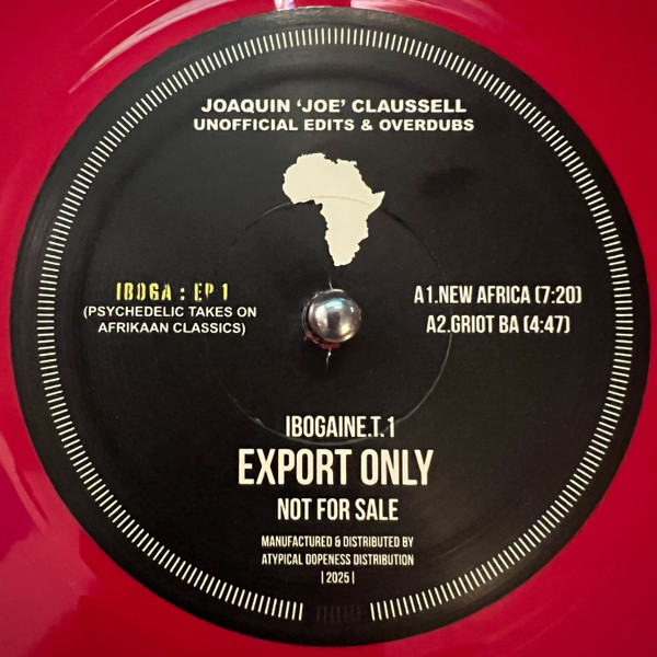 Joe Claussell - Iboga EP#1 | Sacred Rhythm Music (IBOGA.EP.1)