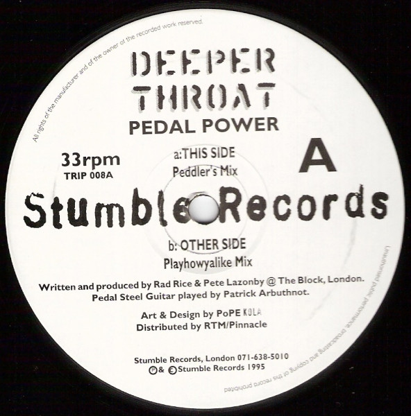 Deeper Throat - Pedal Power | Stumble Records (TRIP 008)