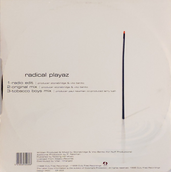 Radical Playaz - The Hook | Duty Free Recordings (DF-003) - 2 Radical Playaz - The Hook | Duty Free Recordings (DF-003) - 2