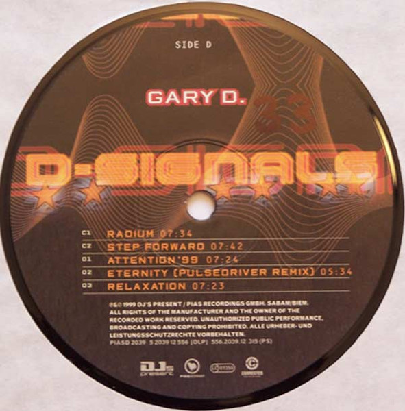 Gary D. - D-Signals | DJs Present (PIASD 2039) - 3