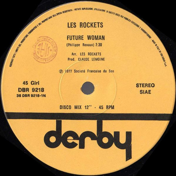 Rockets - Future Woman / Atomic Control | Derby (DBR 9218) - main