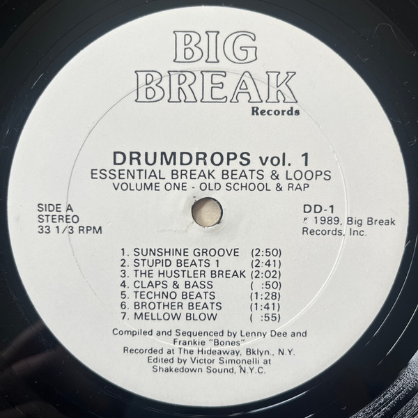 Various - Drumdrops Vol. 1 (Essential Break Beats & Loops) | Big Break (DD 1) - main