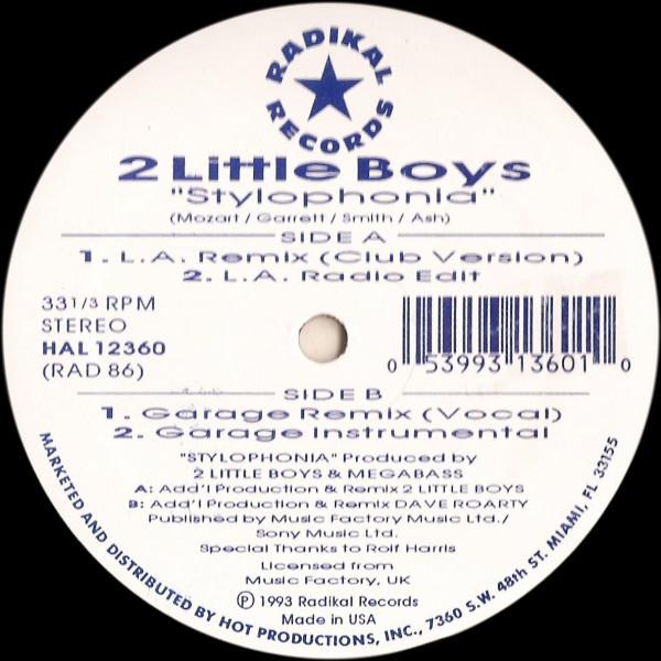 Two Little Boys - Stylophonia | Radikal Records (HAL 12360)