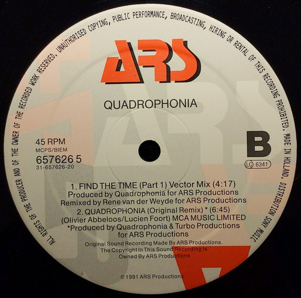Quadrophonia - Find The Time (Part 1) | ARS (657626-5) - 4