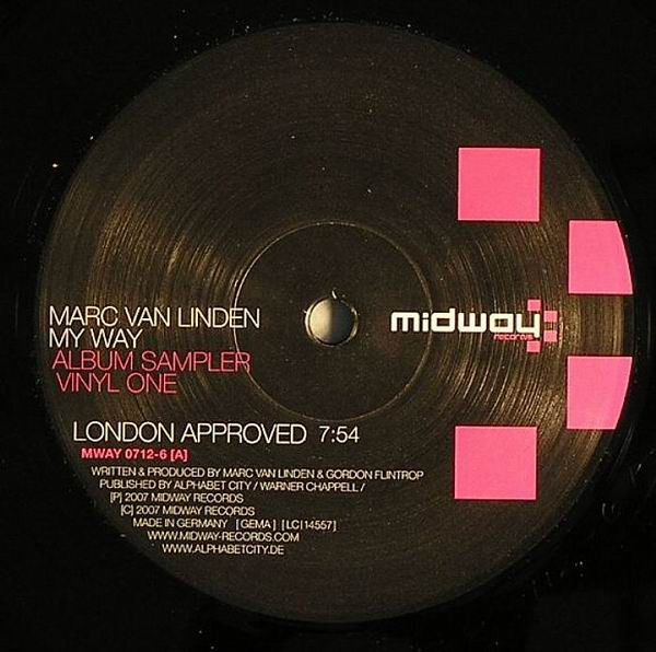 Marc van Linden - My Way (Album Sampler Vinyl One) | Midway Records (MWAY 0712-6)